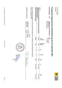Abstimmung 22.09.2024
